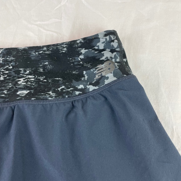 New Balance NB Dry Blue Lined Skort Skirt Shorts - Picture 2 of 8